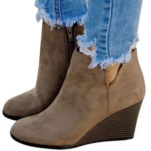 Women's Wedges Ankle Booties NWOT